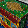 Artisan Painted Wooden Trinket Box