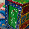 Artisan Painted Wooden Trinket Box