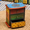 Hand-Painted Wooden Keepsake Box