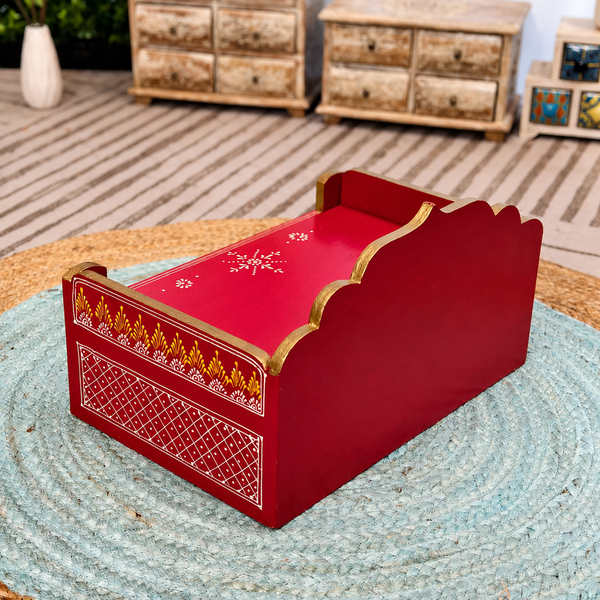 Antique-Inspired Wooden Jewelry Chest