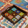 Large Wooden Tea & Serving Tray